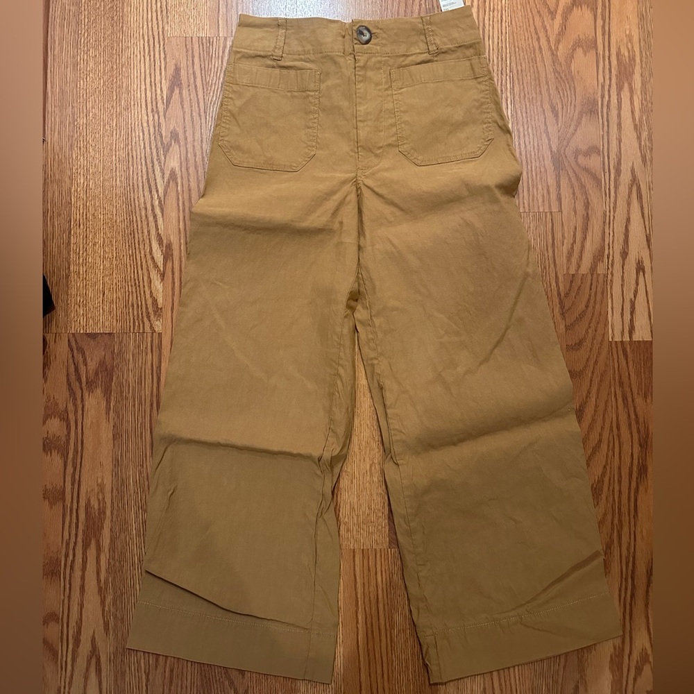 Maeve by Anthropologie Mustard Colette Pants